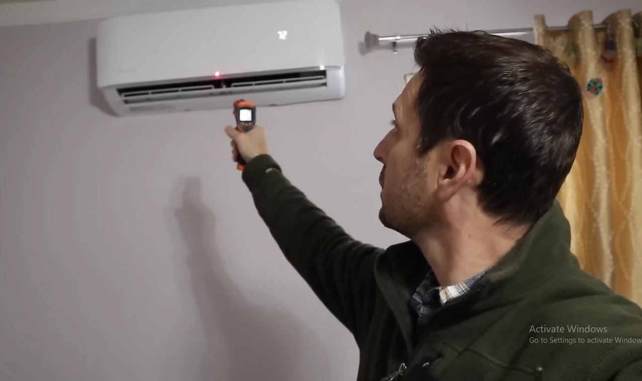 How hot deos mini split ac can get