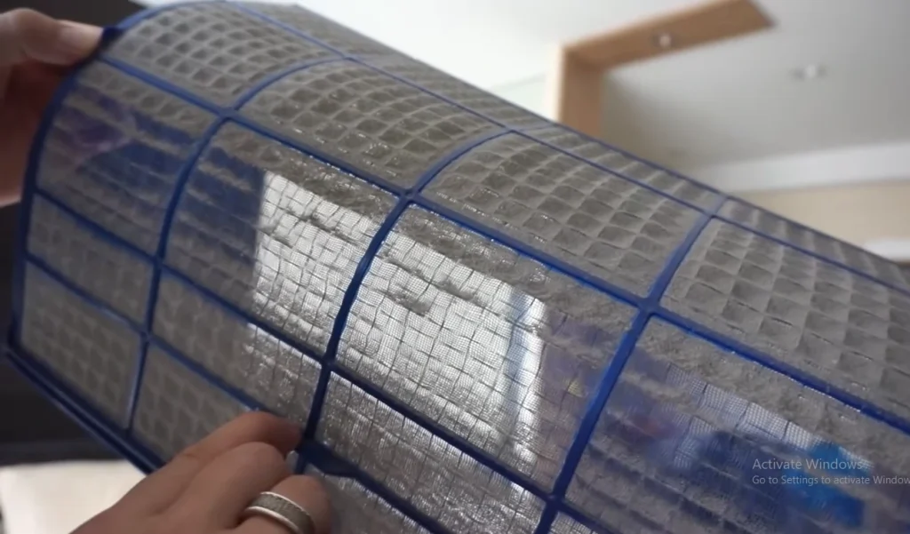 Dust accumulation on air filters